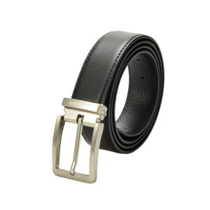 Men's Black Plain Pin Buckle Belt